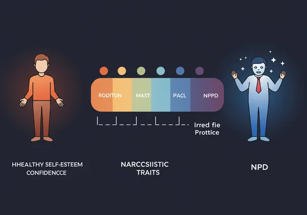 Visualizing the spectrum of narcissism and self-esteem.