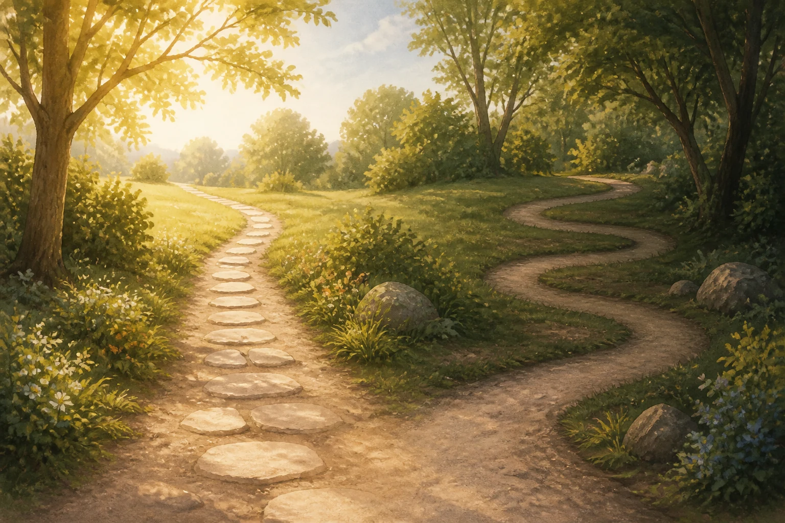 Two paths of personal growth